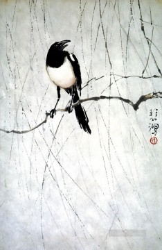 Tinta china antigua del pájaro Xu Beihong Pinturas al óleo